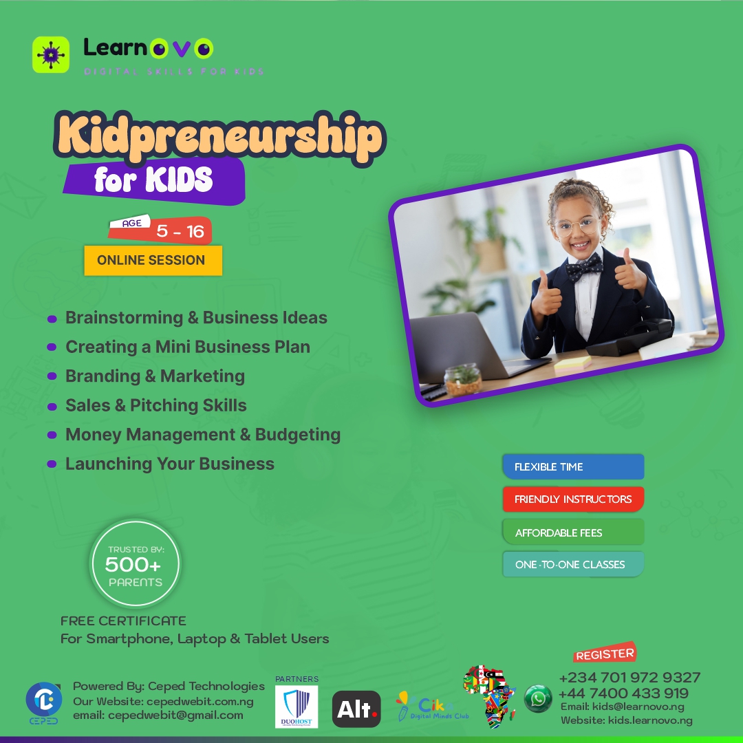 Kidpreneurship flyer