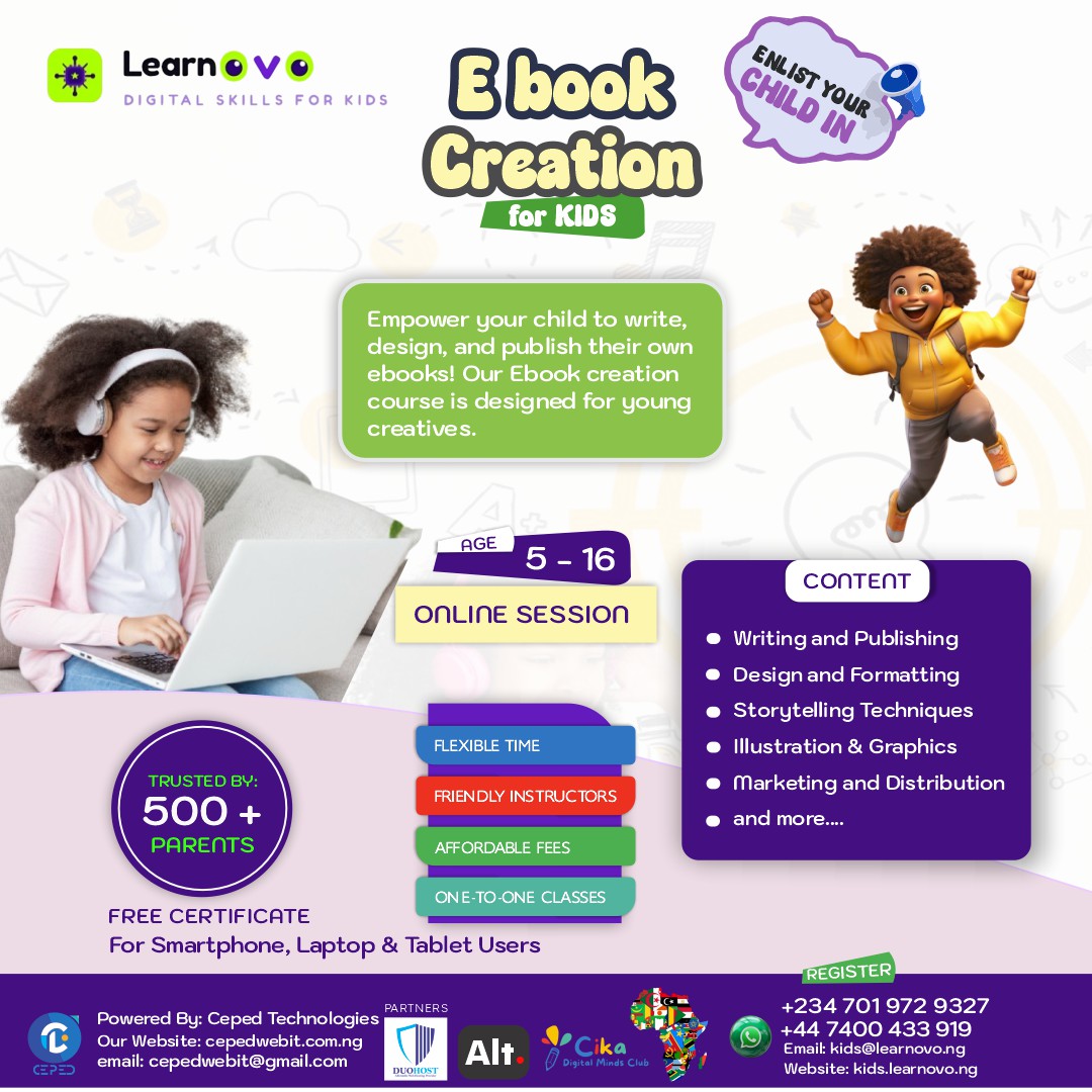 Ebook Creation flyer