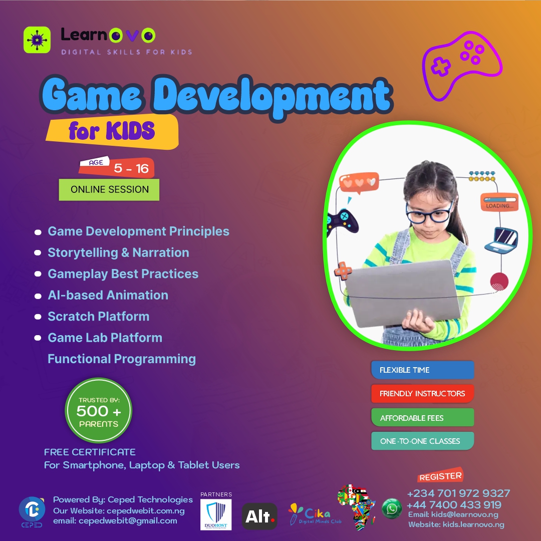 Game Development flyer