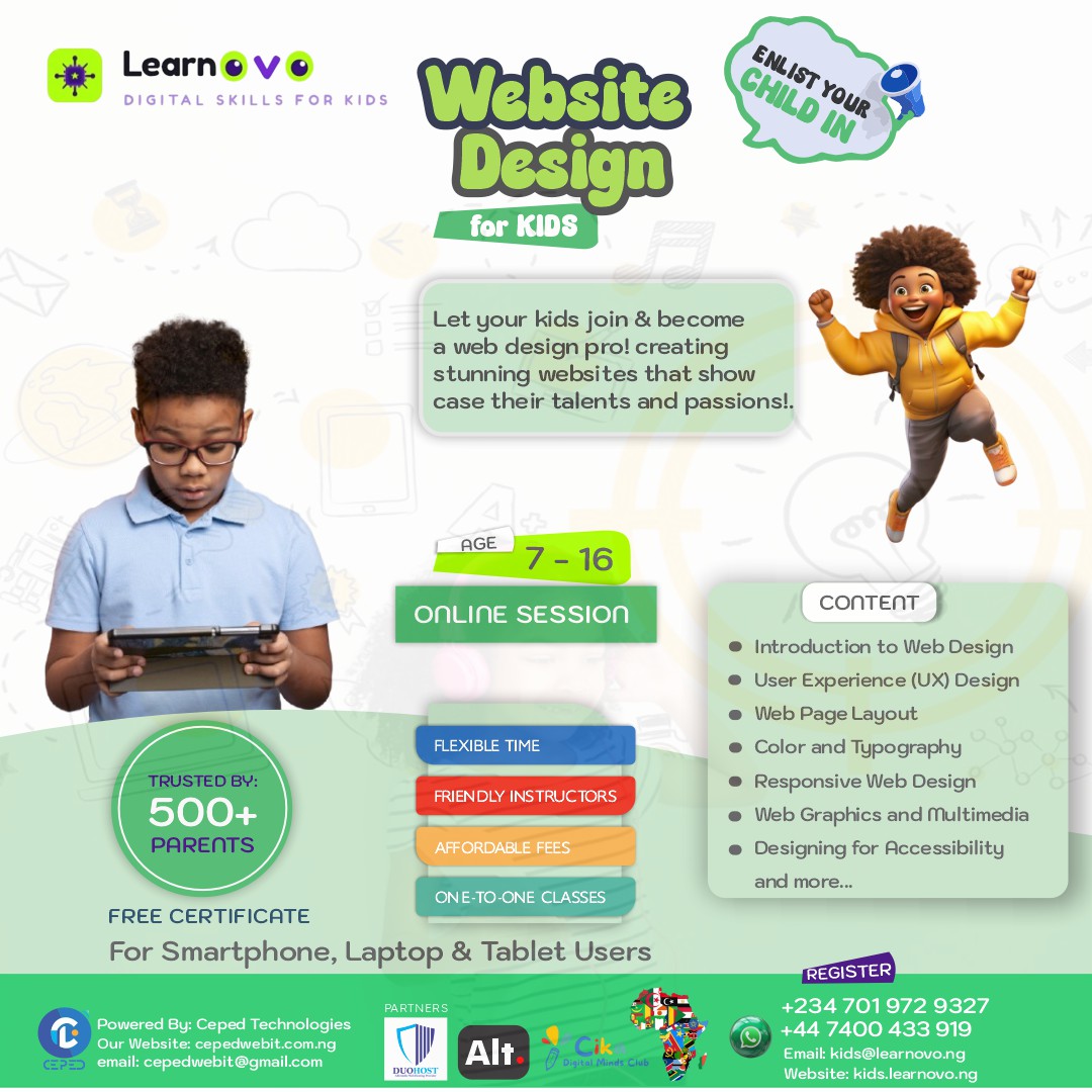 Web Design flyer